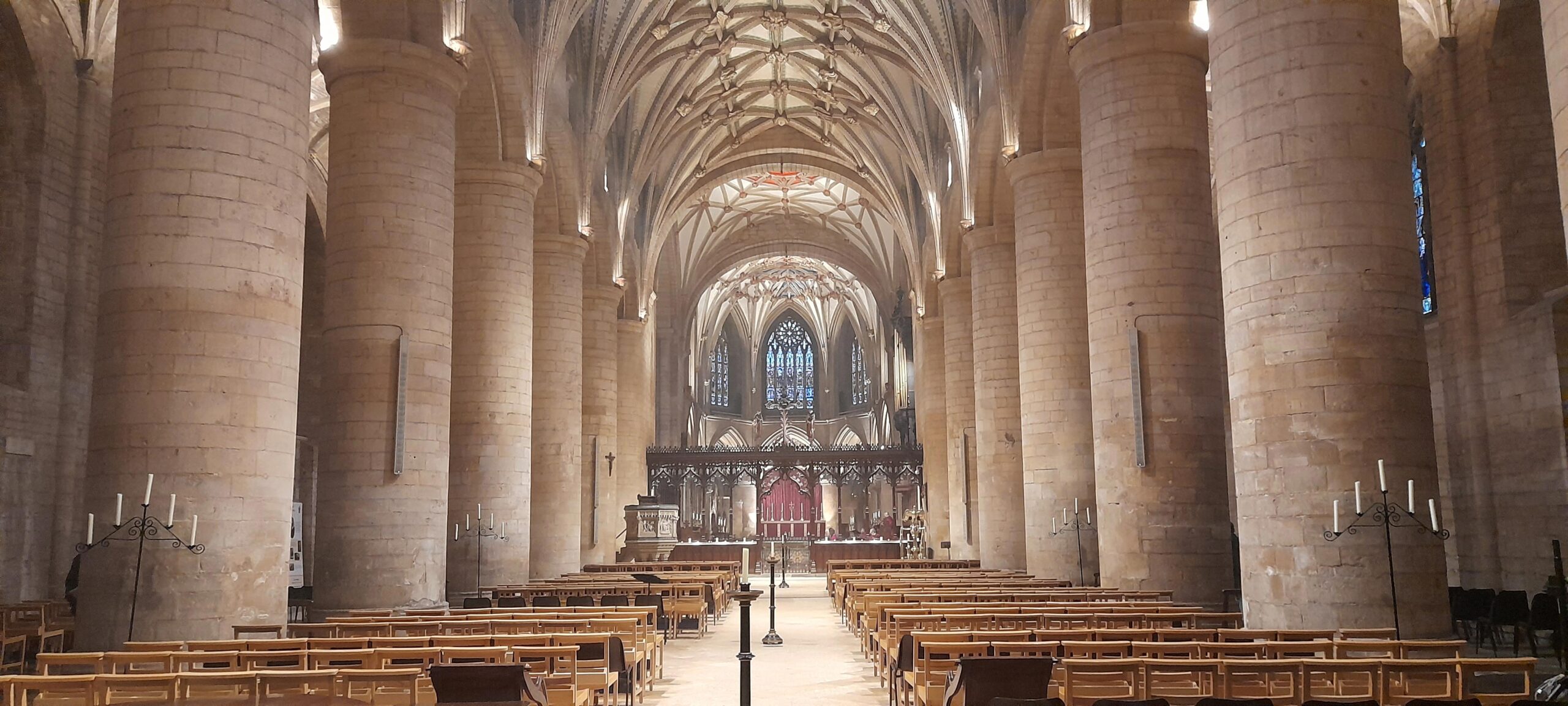 Tewkesbury Abbey interior